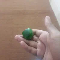 سنگ  زیبا نور عبور میده سبز   معاوضه با نقره|جواهرات|قم, میرزائیه|دیوار