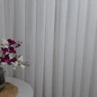 پرده حریر سفید ۴ تا نو