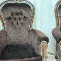 سرویس مبلمان مبل استیل سلطنتی دولت آباد برخوار|مبلمان خانگی و میز عسلی|اصفهان, دارک|دیوار