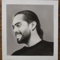 سفارش طراحی چهره سیاهقلم و دیوار کوب سفالی|تابلو، نقاشی، عکس|فردیس, فردیس|دیوار