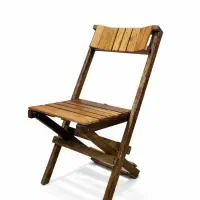 صندلی تاشو چوبی با چوب چنار