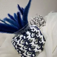 گلدان مکرومه|صنایع دستی و سایر لوازم تزئینی|شاهین‌شهر, فردوسی|دیوار