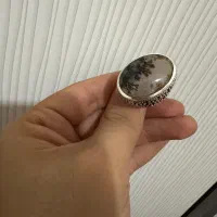 انگشتر شجر نقره رکاب دستساز