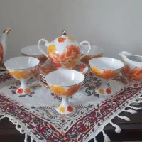 سرویس چای خوری گلدار بسیار شیک
