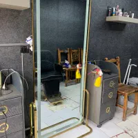 آینه ایستاده آرایشگاهی چراغ دار