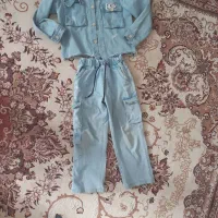 کت و شلوار لی دخترانه|لباس|بیرجند, |دیوار