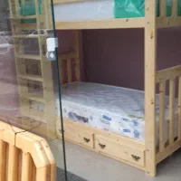 ساخت انواع تخت های چوب نراد|تخت و سرویس خواب|تالش, هشتپر|دیوار