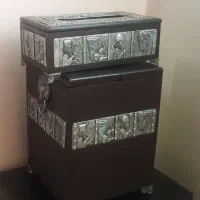 سطل زباله و جا دستمال