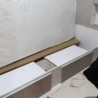 تخت نو نو جنس ام دی آف  رنگ سفید طوسی