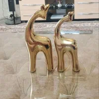دوعدد زرافه طلایی جنس خوب قیمت مناسب نو