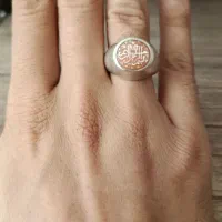 انگشتر بیاضی با خط پیازی کهنه یمنی نایاب|جواهرات|تهران, الهیه|دیوار