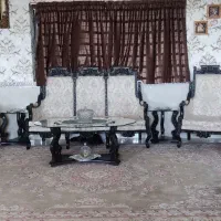 مبل10نفره،نهار خوری8نفره،ویترین