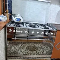 اجاق گاز فر دار با دو جوجه گردان در حد نو|اجاق گاز و لوازم برقی پخت‌وپز|رشت, حمیدیان|دیوار