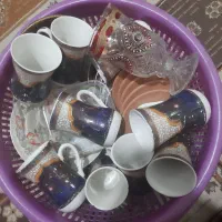 استکان و پیش دستی