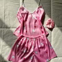 ست تاپ شلوارک ساتن ست لباس خواب زنانه|لباس|نسیم‌شهر, |دیوار