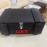 صندوق کا‌دو قفل دارچوبی