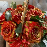 سبدزیبای گل رز