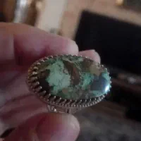 انگشر نقره بانگین فیروزه|جواهرات|شاهرود, |دیوار