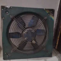 هواکش فلزی شش پره ۵۰ در ۵۰ سانتیمتر با مکش بالا|پنکه و تصفیهکنندهٔ هوا|قزوین, |دیوار