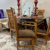 میز ناهارخوری ۶ نفره سالم سالم|میز و صندلی غذاخوری|شیراز, ارم|دیوار