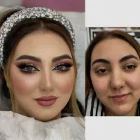 فقط ۵۰۰بابهترین متریال(میکاپ وشنیون عروس وهمراهی*|خدمات آرایشگری و زیبایی|نیشابور, پنجراه|دیوار