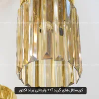 لوستر مدرن کریستالی آویز سه شعله آشپزخانه و اتاق|لوستر و چراغ آویز|تبریز, |دیوار