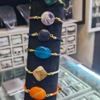 دستبند ماه تولد سنگ طبیعی