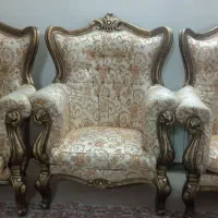 مبلمان ۹نفره سلطنتی|مبلمان خانگی و میز عسلی|خمینیشهر, |دیوار