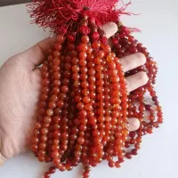 تسبیح اصل معدنی عقیق سرخ خراسانی گوشتی