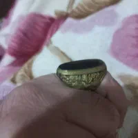 انگشتر طرح فرووهر سنگ سیاه