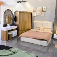 سرویس تخت خواب مدل لارسن دو نفره و تک نفره