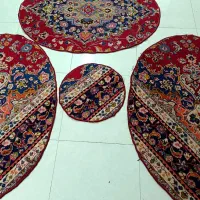 فرش بیضی یک در یک ونیم و ۷۵در یک و۲۰دستبافت