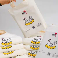 کیف صادراتی ساک ‌دستی پارچه ای توت بگ فلت،کفه دار