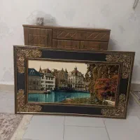 تابلو فرش ماشینی سالم و تمیز ابعاد 120در 75