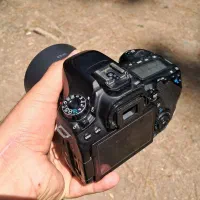 دوربین 80d با لنز ۵۰ فیکس