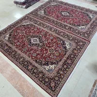 فرش جفت ۶ متری لاکی دستباف کاشان و تعداددیگر