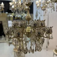 لوستر چهار شاخه هشت شعله برنر|لوستر و چراغ آویز|اردبیل, |دیوار