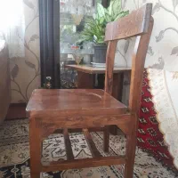 دوعددصندلی چوبی جنس قدیمی عالی