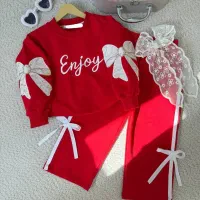 بلوز شلوار ست پاپیون یلدایی