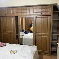 تخت کمجا کمد دیواری|تخت و سرویس خواب|چهاردانگه (تهران), |دیوار