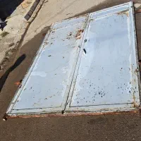 درب دولنگه ابعاد۲۴۰ در۱۷۵ ورق سنگین|مصالح و تجهیزات ساختمان|سنقر, |دیوار