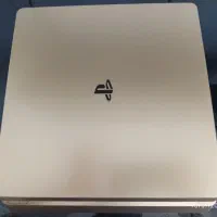 PS4 slim یک ترابایت رنگ گلد فول اکسسوری