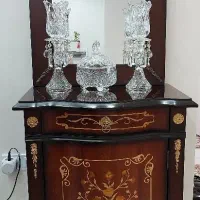 آینه،کنسول و شمعدان
