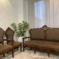 فروش مبل سلطنتی چوب گردو دسته دوم|مبلمان خانگی و میز عسلی|تهران, کرمان|دیوار