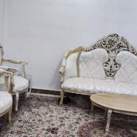 مبل سلطنتی 7 نفره|مبلمان خانگی و میز عسلی|باقرشهر, |دیوار