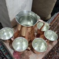 پارچ و لیوان مسی|ظروف سرو و پذیرایی|تهران, شهرک ولیعصر شمالی|دیوار