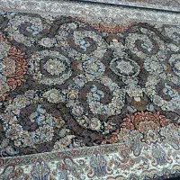 فرش ۹ یا ۱۲ متری قیطران سورمه ای