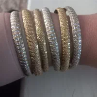 شش تا النگو ۲۸ گرم ۲۰۰ بالای فی|جواهرات|همدان, |دیوار