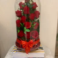 گل مصنوعی نو ۱۴ شاخه رز  قیمت ۷۵۰ تومن