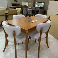 ناهارخوری ۴ نفره مدرن چوب راش اصل و باکیفیت